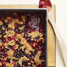 Image of mixed berry crumble
