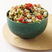 Image of chickpea and feta salad