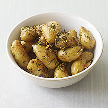 Image of  Roasted Fingerling Potatoes with Herbs and Garlic